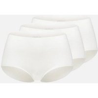 erlich textil Light Touch High Waist Slip im 3er Pack mit weichem Modal, made in Europe