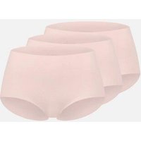 erlich textil Light Touch High Waist Slip im 3er Pack mit weichem Modal, made in Europe
