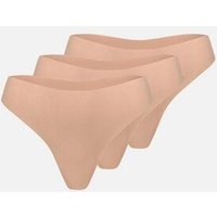 erlich textil Casual Cotton String im 3er Pack mit 94% Baumwolle (aus kontrolliert biologischem Anbau), made in Europe