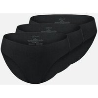 erlich textil Casual Cotton Slip im 3er Pack mit 94% Baumwolle (aus kontrolliert biologischem Anbau), made in Europe