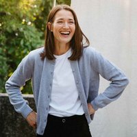 Vresh Clothing Vilma, Kurze Strickjacke aus Biobaumwolle