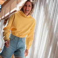 Vresh Clothing Valeria - Crop Hoodie aus Biobaumwolle