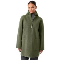 LangerChen Kapuzenjacke aus Walk mit Membran