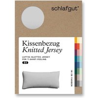 Schlafgut Kissenbezug Knitted Jersey - 95% Biobaumwolle, 5% Elasthan - uni