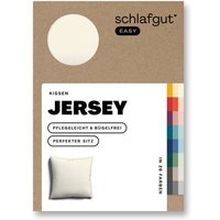 Schlafgut Kissenbezug Easy Jersey Baumwolle - uni