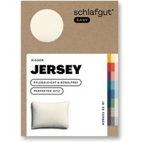Schlafgut Kissenbezug Easy Jersey Baumwolle - uni