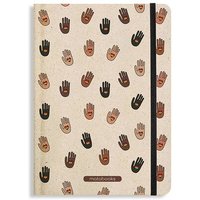 matabooks® Notizbuch A5 punktiert aus Süßgraspapier mit Graspapier-Cover – Nari (punktiert)