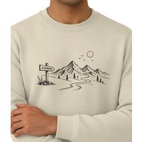 Spreecult Elsewhere - Unisex Sweatshirt - Bio und Fair - Wald Natur Nacht Berge