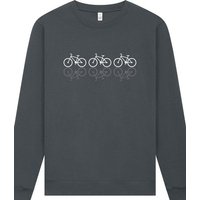 Spreecult Spiegel Fahrrad - Unisex Sweatshirt - Bio und Fair - Bike