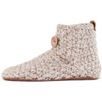 Warme Hüttenschuhe aus weichem Wollgarn – Damen & Herren, gehäkelt & handgefertigt | Kingdom of Wow