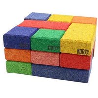 Bunte Korkbausteine / Korkbauklötze Cuboid C Mix (Korxx)