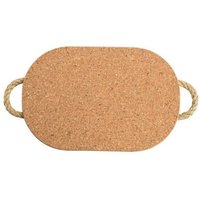 Kork-Deko Pfannenuntersetzer 30x20 cm | Korkuntersetzer für Auflaufformen und Backbleche mit Schlaufen