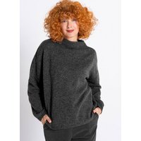 Heidekönigin Stehbundpullover MELIERT