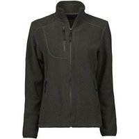 TeeJays Übergangsjacke Outdoor Fleecejacke Damen bis Gr. 3XL Trail Fleece Jacket Recyceltes Polyester