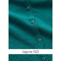 Heidekönigin Strickjacke mit Ajourkante - GOTS