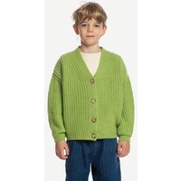Matona Strickjacke | V-Neck Cardigan | aus Wolle und Baumwolle | GOTS-zertifiziert