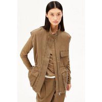 ARMEDANGELS BRUSHED GMT DYE Damen Weste aus Bio-Baumwoll Mix