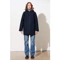 LangerChen Kapuzenjacke aus Walk mit Membran