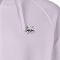 HANDGEDRUCKT "Flauschspion" Männer Zip Hoody Neutral