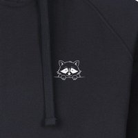 HANDGEDRUCKT "Flauschspion" Männer Zip Hoody Neutral