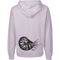 HANDGEDRUCKT "Nautilus" Männer Zip Hoody Neutral