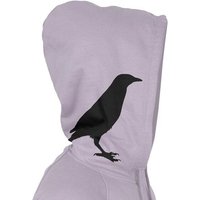 HANDGEDRUCKT "Rabenflüsterer" Männer Zip Hoody Neutral