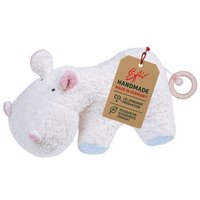 Efie Spieluhr Nilpferd, rosa/hellblau, Made in Germany