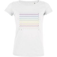Unipolar Physik T-Shirt aus Bio-Baumwolle Modell: Wellenlänge