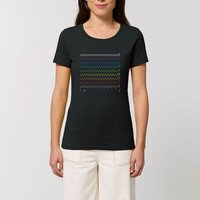 Unipolar Physik T-Shirt aus Bio-Baumwolle Modell: Wellenlänge