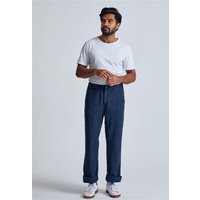 Flax and Loom Leinen Chino Relaxed Fit Modell: Bird