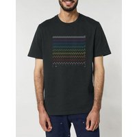 Unipolar Physik T-Shirt aus Bio-Baumwolle Modell: Wellenlänge