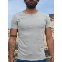 nice to meet me Core T Melange – T-Shirt aus Baumwolle und Polyester