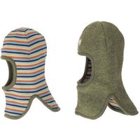 Pickapooh Sturmhaube Wende-Schlupfmütze Schurwolle (kbT) Baumwolle (Bio)