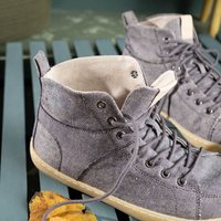 nahtur-design Knöchelhohe Barfußschuhe | Bioleinen & Loden | Unisex für Herbst & Winter