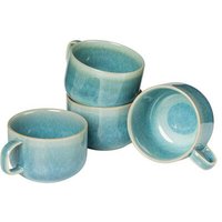 Gipfelstück Tiefer See Kaffeeobertassen-Set, Steinzeug