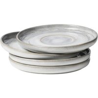 Gipfelstück Tiefer See Kaffeeuntertassen-Set, Steinzeug