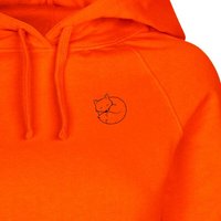 HANDGEDRUCKT "Schlummerfuchs" Frauen Hoody Neutral