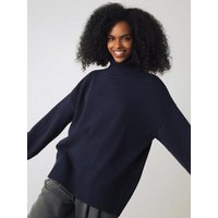 Honest Basics Damen Chunky Rollkragenpullover aus 100% Bio-Baumwolle