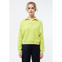 Givn Berlin Sweater GBRESA aus recycelter Baumwolle - Lime Green