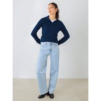 Honest Basics Damen Straight Jeans aus 100% Bio-Baumwolle
