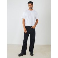 Honest Basics Herren Weite Jeans aus 100% Bio-Baumwolle