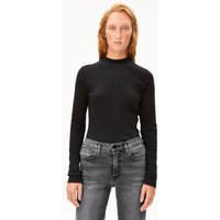 ARMEDANGELS FATIMAARA Damen Ripp-Longsleeve Slim Fit aus Bio-Baumwoll Mix