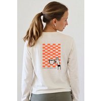 Kultgut Artdesign - Softes Langarmshirt Biobaumwolle / Celebrate Morning