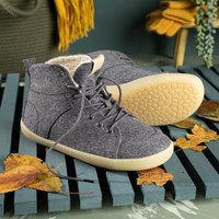 nahtur-design Knöchelhohe Barfuß-Sneaker | Bioleinen & Wolle | Barfußschuhe