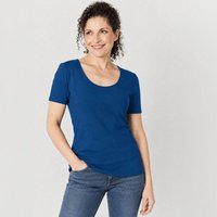 Kokon Zwo Rundhalsshirt mit Kurzarm 50% Wolle (kbT), 50% TENCEL