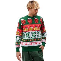 Brava Fabrics Strickpullover Peanuts Xmas Multicolor