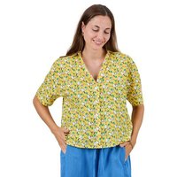 Brava Fabrics Kurzarm-Bluse Peanuts Donuts