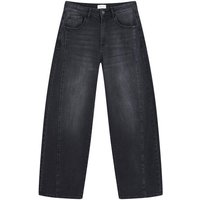 DAWN Jeans ASH Barrel Leg Cutline Vintage Black