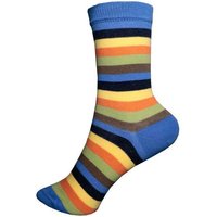 Grödo Kinder Söckchen multicolor geringelt Baumwolle(Bio) mit Elasthan
