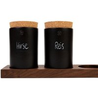 klotzaufklotz Vorratsdosenregal Nussbaum klotzaufklotz Vorratsdosenregal Nussbaum